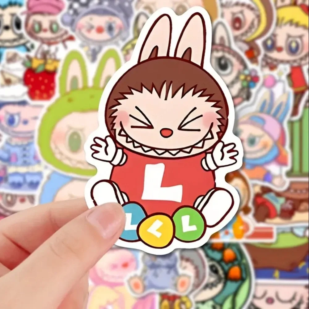 Labubu Monster Character Vinyl Waterproof Stickers - 20 Piece SO SO‎ CUTE!